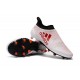 Zapatillas de fútbol Adidas X 17+ Purespeed FG Blanco Rojo Negro