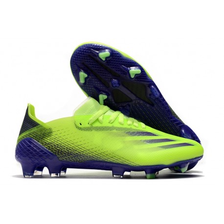 Zapatillas de fútbol Adidas X Ghosted.1 FG Verde Tinta Energía