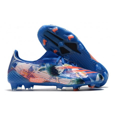 Zapatillas de fútbol Adidas X Ghosted.1 FG Azul Rojo