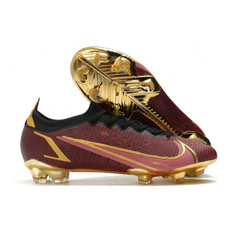 Nike Nuevo Mercurial Vapor 14 Elite FG Rojo Oro
