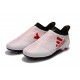 Zapatillas de fútbol Adidas X 17+ Purespeed FG Blanco Rojo Negro
