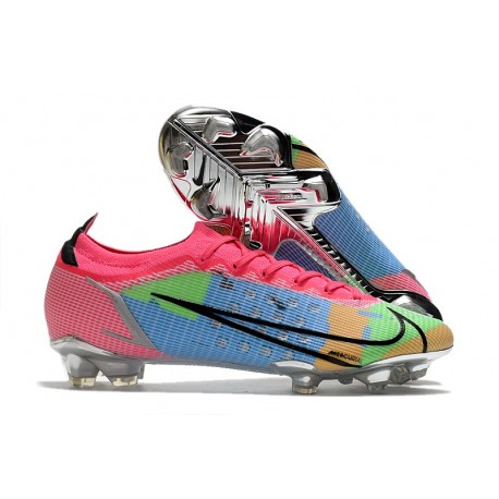 Nike Nuevo Mercurial Vapor 14 Elite FG Azul Rosa Volt