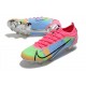 Nike Nuevo Mercurial Vapor 14 Elite FG Azul Rosa Volt