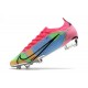 Nike Nuevo Mercurial Vapor 14 Elite FG Azul Rosa Volt