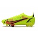 Nike Nuevo Mercurial Vapor 14 Elite FG Volt Carmesí Negro