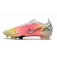 Nike Mercurial Vapor XIV Elite FG Blanco Negro Metálico Plateado