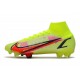 Nike Mercurial Superfly 8 Elite DF FG Volt Carmesí Negro