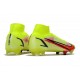 Nike Mercurial Superfly 8 Elite DF FG Volt Carmesí Negro
