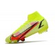 Nike Mercurial Superfly 8 Elite DF FG Volt Carmesí Negro