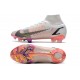 Nike Mercurial Superfly 8 Elite DF FG Blanco Negro Carmesí