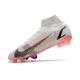 Nike Mercurial Superfly 8 Elite DF FG Blanco Negro Carmesí