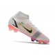 Nike Mercurial Superfly 8 Elite DF FG Blanco Negro Carmesí