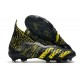 Botas de Fútbol Adidas PREDATOR FREAK + FG Negro Amarillo