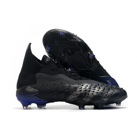 Botas de Fútbol Adidas PREDATOR FREAK + FG Negro Hierro Metálico Tinta