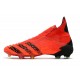 Botas de Fútbol Adidas PREDATOR FREAK + FG Rojo Negro Rojo Solar