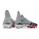 Botas Adidas PREDATOR FREAK + FG Plateado Metálico Negro Escarlata