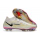 Zapatos Fútbol Nike Phantom GT2 Elite DF FG Blanco Negro Carmesí Rosa 