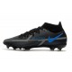 Zapatos de Fútbol Nike Phantom GT2 Elite DF FG Negro Gris Hierro