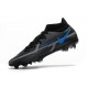 Zapatos de Fútbol Nike Phantom GT2 Elite DF FG Negro Gris Hierro