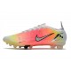Nike Mercurial Vapor 14 Elite AG-Pro Blanco Negro Metálico Plateado