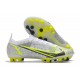 Nike Mercurial Vapor 14 Elite AG-Pro Blanco Negro Metálico Plateado