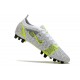 Nike Mercurial Vapor 14 Elite AG-Pro Blanco Negro Metálico Plateado