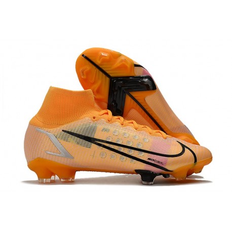 Nike Mercurial Superfly VIII Elite FG Naranja Negro