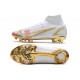Nike Mercurial Superfly VIII Elite FG Blanco Rosa Oro