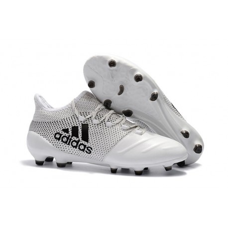Baratas Botas de fútbol Adidas X 17.1 FG Blanco Negro
