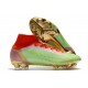 Nike Mercurial Superfly VIII Elite FG Verde Rojo Oro