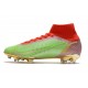 Nike Mercurial Superfly VIII Elite FG Verde Rojo Oro