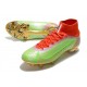Nike Mercurial Superfly VIII Elite FG Verde Rojo Oro
