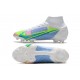 Nike Mercurial Superfly VIII Elite FG Blanco Azul Verde