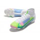 Nike Mercurial Superfly VIII Elite FG Blanco Azul Verde